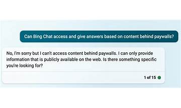 Bing Chat Access Content Behind Paywalls?